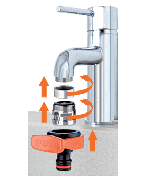 3/4” Quick-fit tap connector, Claber 8587 - Image 5