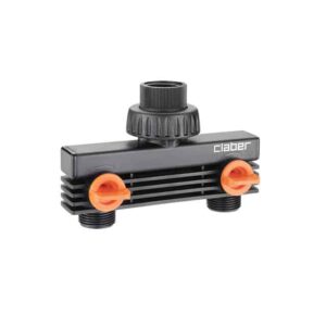 3/4” male threaded two-way adapter, Claber 8589