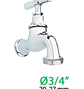Alternative view of 3/4” male threaded two-way adapter, Claber 8589