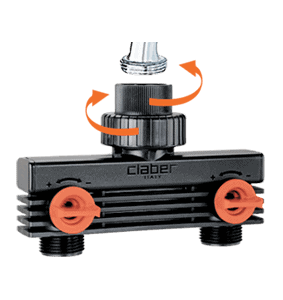 3/4” male threaded two-way adapter, Claber 8589 - Image 3
