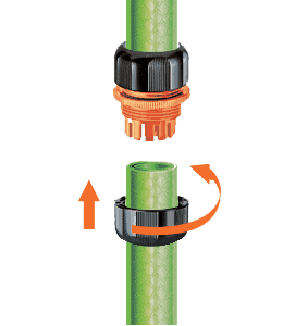 Mender 1/2” hose, Claber 8619 - Image 5