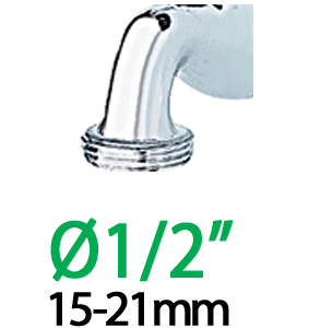 Alternative view of 1/2” tap connector, Claber 8623
