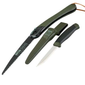 Lap-Knife Foldable Saw and Knife Laplander Set with Dual-Component Handle, Bahco 5110-25-147-43445110-25-147-4344