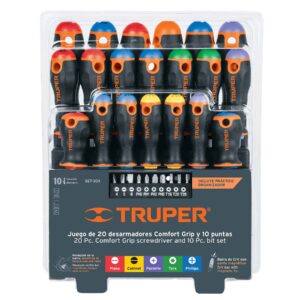 Screwdriver Set, 30 Pieces, Truper 14195
