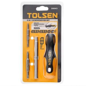 6 IN 1 Screwdriver Set, Tolsen 20043