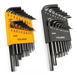 36 Pieces Inch & Metric HEX Key Set, Tolsen 20094