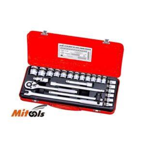Mitools 24PCS 1/2"DR SOCKET SET, Mitools 0121404