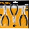 3Pcs Mini Pliers Set, Tolsen 10038