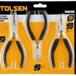 3Pcs Mini Pliers Set, Tolsen 10038