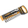 14Pcs 1/4″ Ratchet Handle With Sockets Set, Tolsen 15150