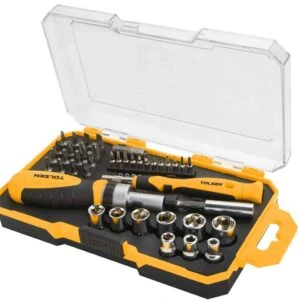 42Pcs Bits and Sockets Set, Tolsen 20041