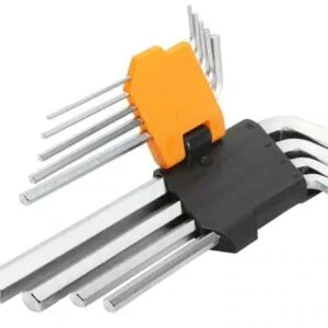 9Pcs Long Arm Hex Key Set , Tolsen 20048