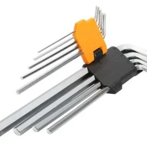 9Pcs Extra-Long Arm Hex Key Set , Tolsen 20049