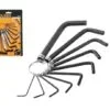 10Pcs Hex Key Set On Ring , Tolsen 20051