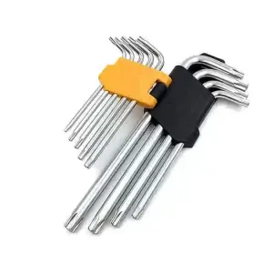 9Pcs Torx Long Arm Hex Key Set , Tolsen 20056