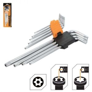 Alternative view of 9Pcs Torx Extra-long Arm Hex Key Set , Tolsen 20057