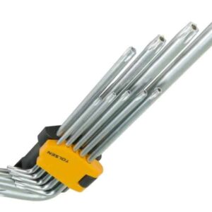9Pcs Torx Extra-long Arm Hex Key Set , Tolsen 20057