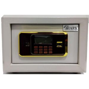 Fireproof safe with digital lock and key lock and emergency key, Shark Safe