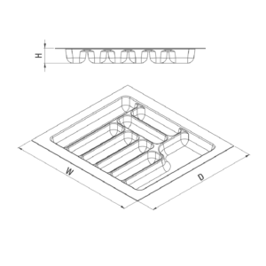 Alternative view of Plastic Spoon Holder, Starax