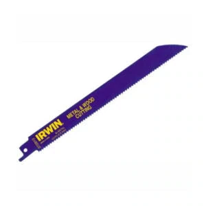 Metal & Wood Cutting BI-METAL Reciprocating Saw Blades 300mm(Pack of 5), Irwin 10504159