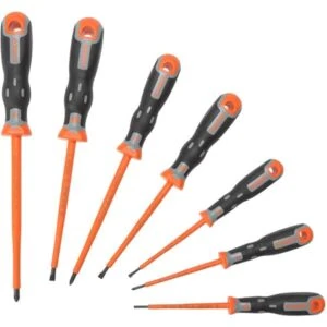 Tekno + VDE Screwdriver Set 7 Pieces, Bahco 202.030