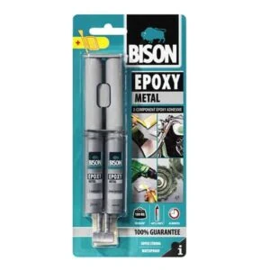 Epoxy Metal Double Syringe 24ml, Bison 6310266