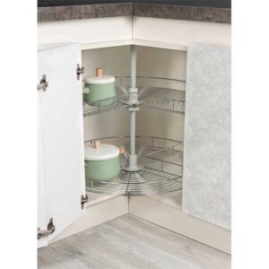 Under-Workbench Corner Group 3∕4 Turning Basket Set, Starax
