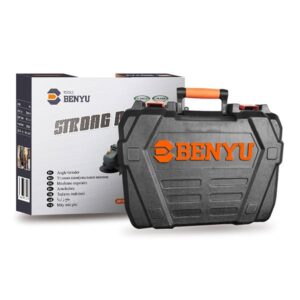 Alternative view of Cordless Brushless Angle Grinder, Benyu JM1001/20v