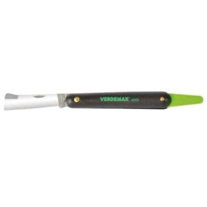 Multipurpose grafting knife black ABS handle, Verdemax 4205