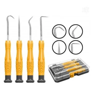 4Pcs Pick and Hook Set, Ingco HKPHS0401