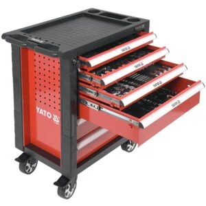 Service Cabinet With Tools 177 pcs, Yato 55300
