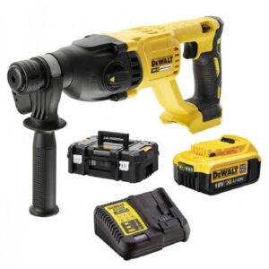 18V Sds Plus Rotary Hammer+ Kit + 2 Battery 4Amp, Dewalt DCH133M1
