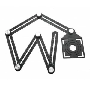 Aluminum Alloy Multi Angle Measuring Six-Fold Ruler, Tolsen 41045