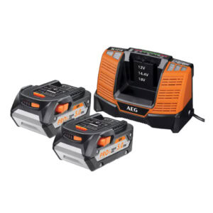 Charger/Battery Kit LL1840BL 18v (2 Battery 4 Ah L1840R LI+1 Charger BL1218), AEG