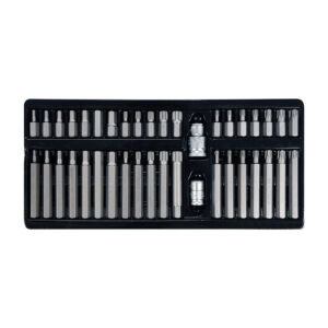 Screwdriver bit set torx, hex, spline 40pcs, Yato YT-0400