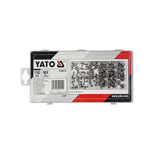 Alternative view of Stainless Steel Nuts Assortment 150 pieces, Yato YT-06775