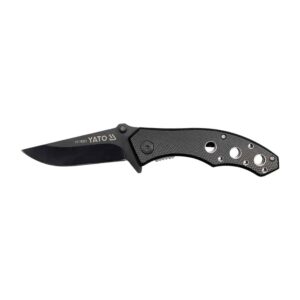Folding knife with black blade, Yato YT-76051
