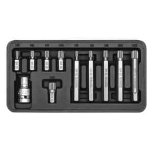Screwdriver bit set spline 11pcs, Yato YT-0415