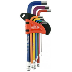 Hex key set 1.5-10mm ball 9pcs, Yato YT-05632