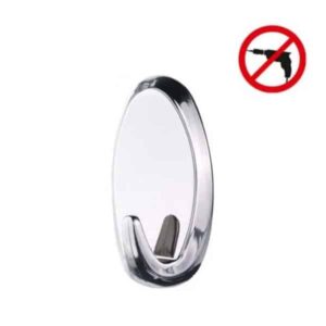 Alternative view of Powerstrips oval hooks chrome, Tesa 58050