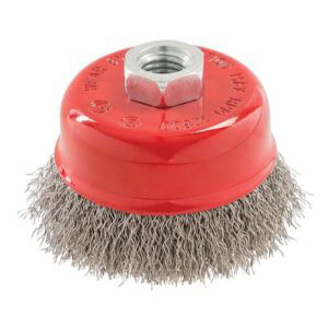Crimped metal wire cup brush 75mm M14, Borgh CBR-7-75MM