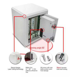 Fireproof safe with digital lock, Sharksafe - Image 6