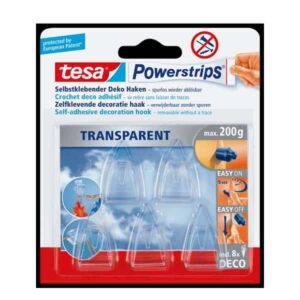 Powerstrips ps deco hooks 5 pieces, Tesa 58900