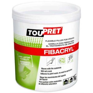 Flexible filler for cracks treatment, Toupret