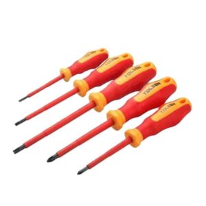 5pcs Crv 1000v Precision Vde Screwdriver Set, Tolsen 38012