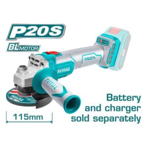 Alternative view of Lithium-Ion angle grinder 20V / 115mm Super Select, Total TAGLI201158