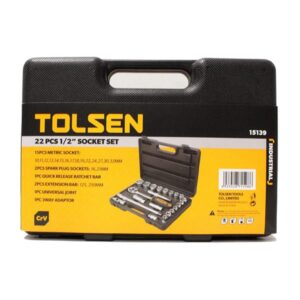 22PCS 1/2″ Socket Set, Tolsen 15139 - Image 3
