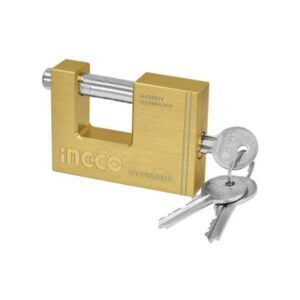 Heavy Duty Brass Block Padlock, INGCO