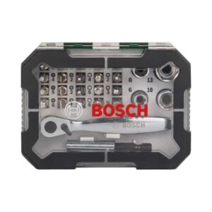 Alternative view of Screwdriver Bit Set 26 Pieces with Ratchet, Bosch 2607017322