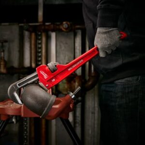 Alternative view of Steel Pipe Wrench, Milwaukee